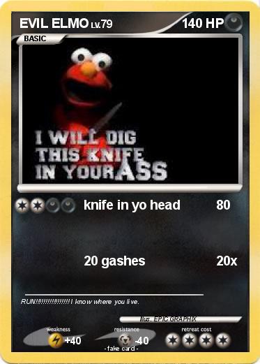 Pokemon EVIL ELMO