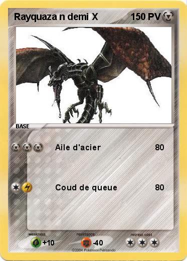 Pokemon Rayquaza n demi X