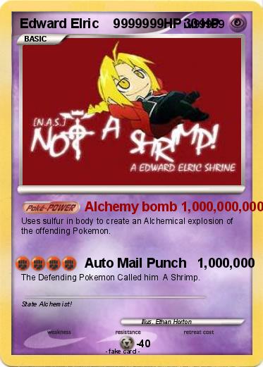 Pokemon Edward Elric    9999999HP
