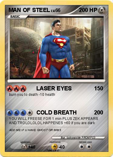 Pokemon MAN OF STEEL