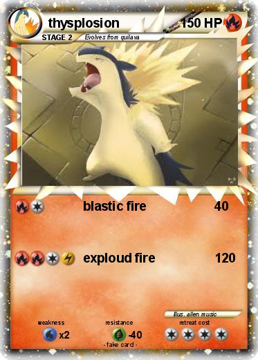 Pokemon thysplosion