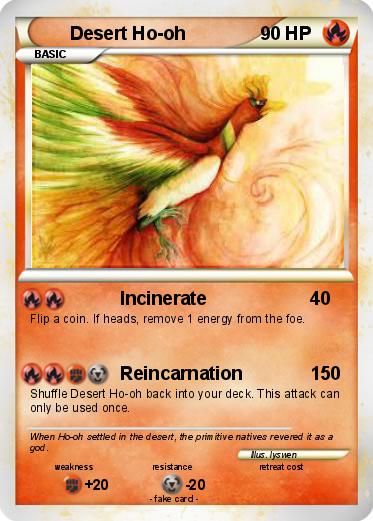 Pokemon Desert Ho-oh