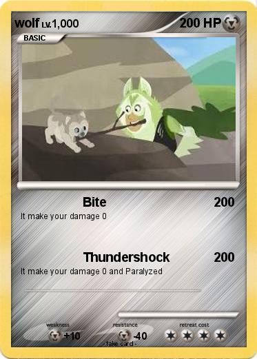 Pokemon wolf
