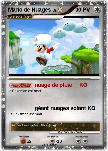 Pokemon Mario de Nuages