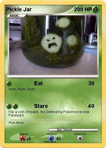 Pokemon PIckle Jar