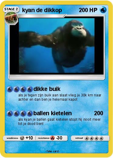 Pokemon kyan de dikkop