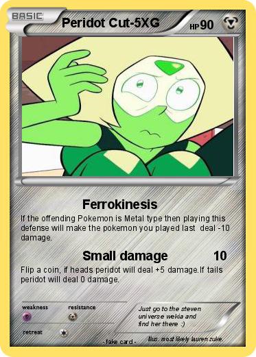 Pokemon Peridot Cut-5XG
