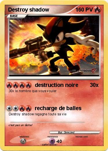 Pokemon Destroy shadow