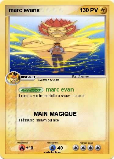 Pokemon marc evans