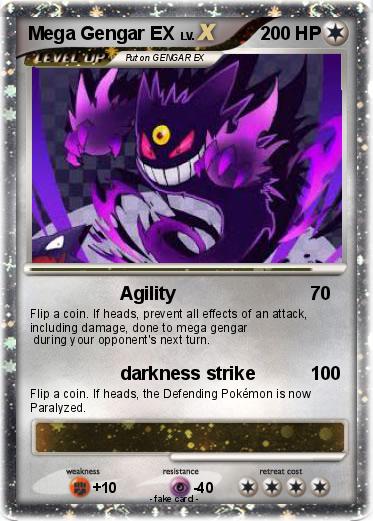 Pokemon Mega Gengar EX