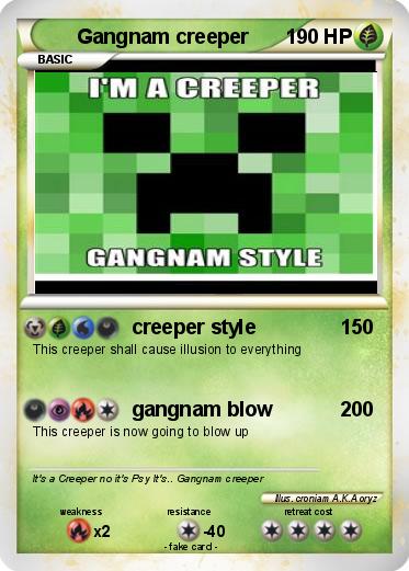 Pokemon Gangnam creeper