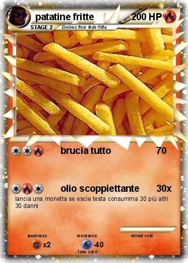 Pokemon patatine fritte