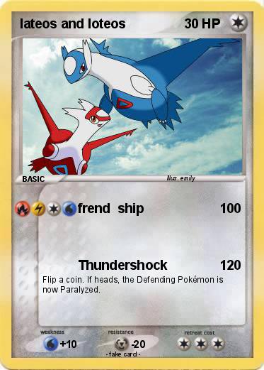 Pokemon lateos and loteos
