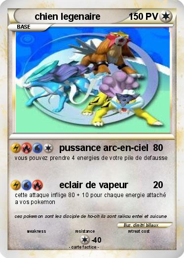 Pokemon chien legenaire