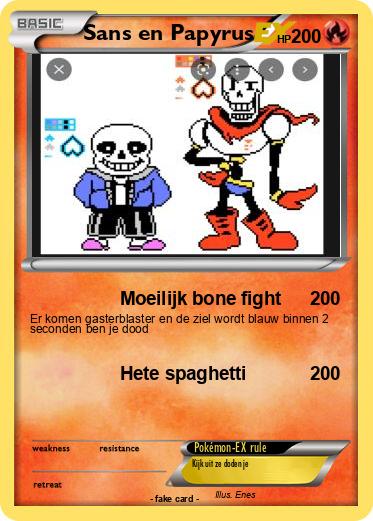 Pokemon Sans en Papyrus