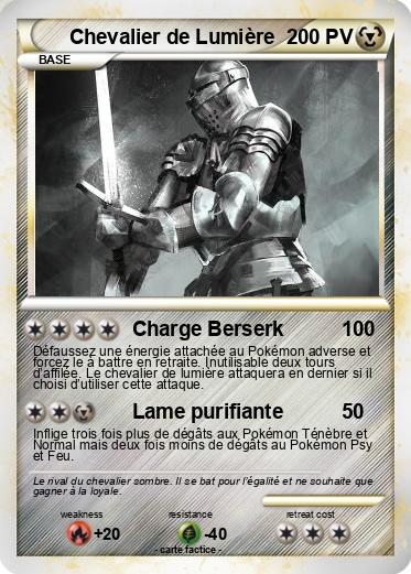 Pokemon Chevalier de Lumière