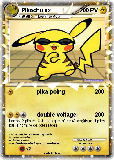 Pokemon Pikachu ex