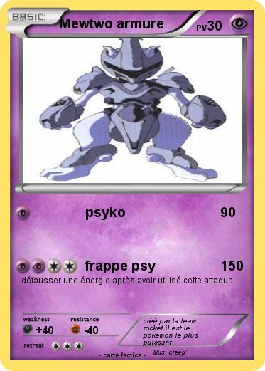 Pokemon Mewtwo armure