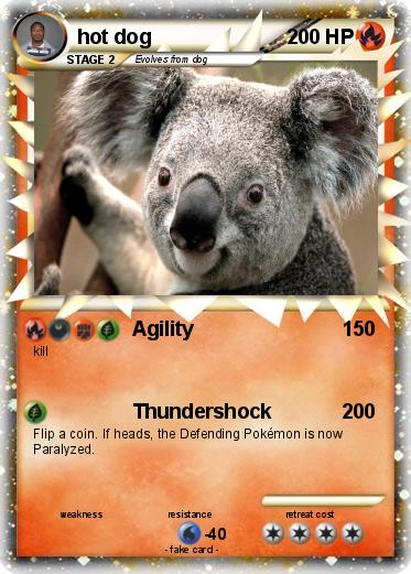 Pokemon hot dog