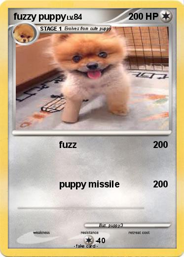 Pokemon fuzzy puppy