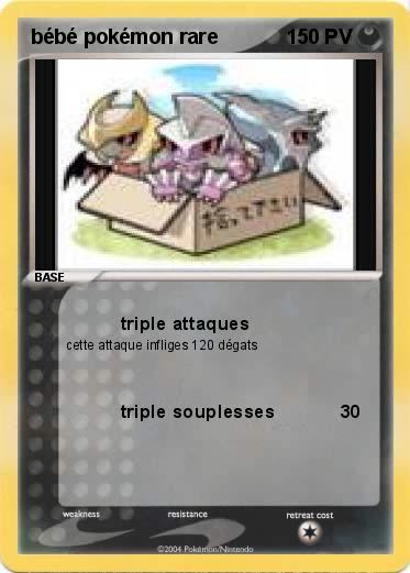 Pokemon bébé pokémon rare