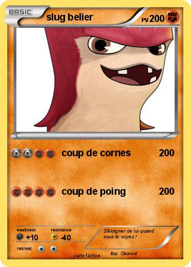 Pokemon slug belier