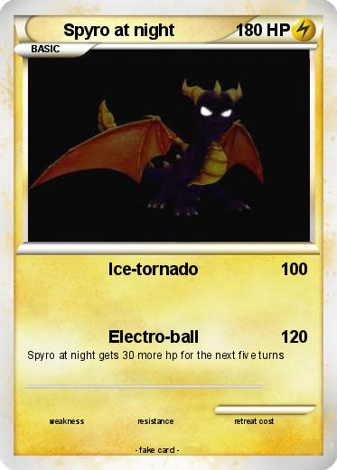 Pokemon Spyro at night