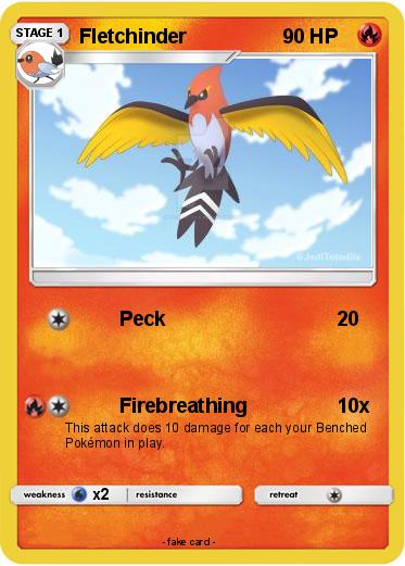 Pokemon Fletchinder