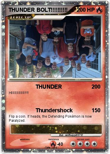 Pokemon THUNDER BOLT!!!!!!!!!!
