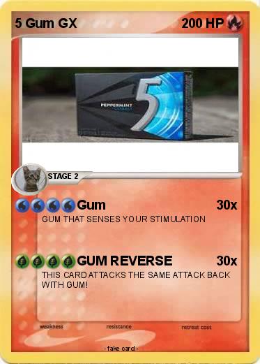 Pokemon 5 Gum GX