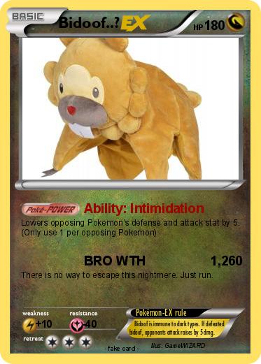 Pokemon Bidoof..?