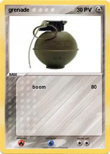 Pokemon grenade