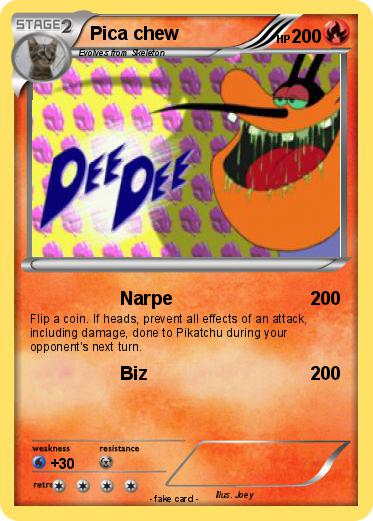 Pokemon Pica chew
