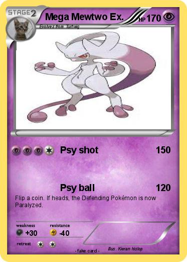 Pokemon Mega Mewtwo Ex.