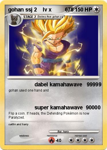 Pokemon gohan ssj 2    lv x         678
