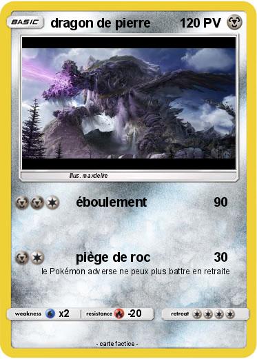 Pokemon dragon de pierre
