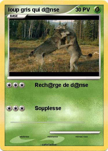 Pokemon loup gris qui d@nse