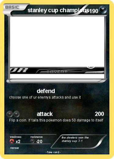 Pokemon stanley cup champions