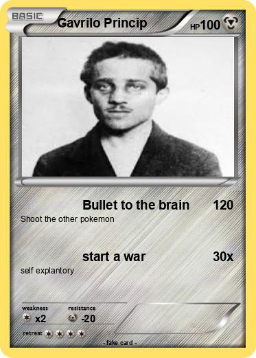 Pokemon Gavrilo Princip