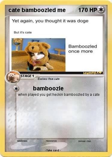 Pokemon cate bamboozled me
