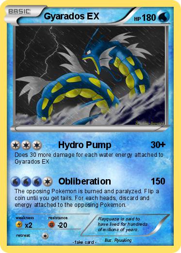 Pokemon Gyarados EX