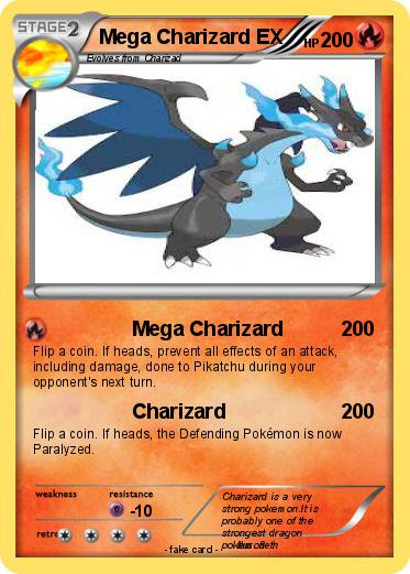 Pokemon Mega Charizard EX