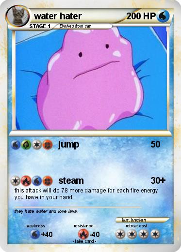 Pokemon water hater
