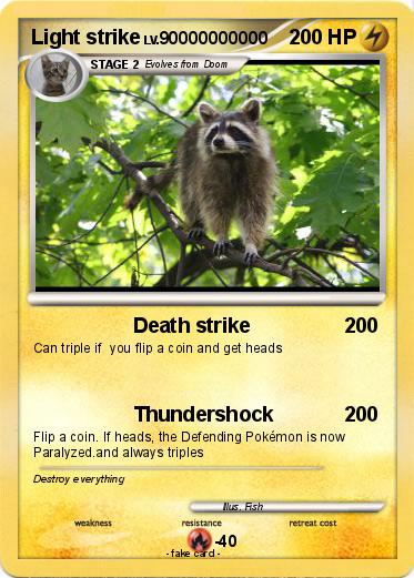Pokemon Light strike