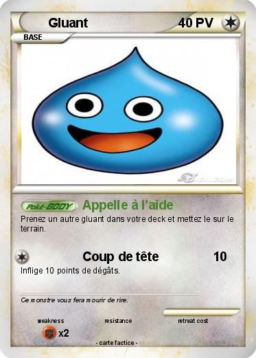 Pokemon Gluant