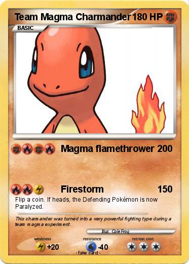 Pokemon Team Magma Charmander