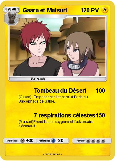 Pokemon Gaara et Matsuri