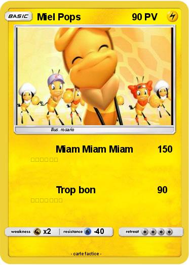 Pokemon Miel Pops