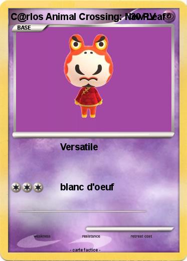 Pokemon C@rlos Animal Crossing: New Leaf