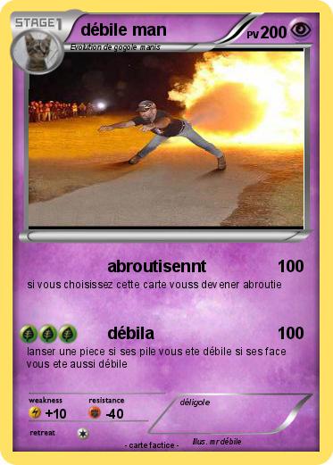 Pokemon débile man